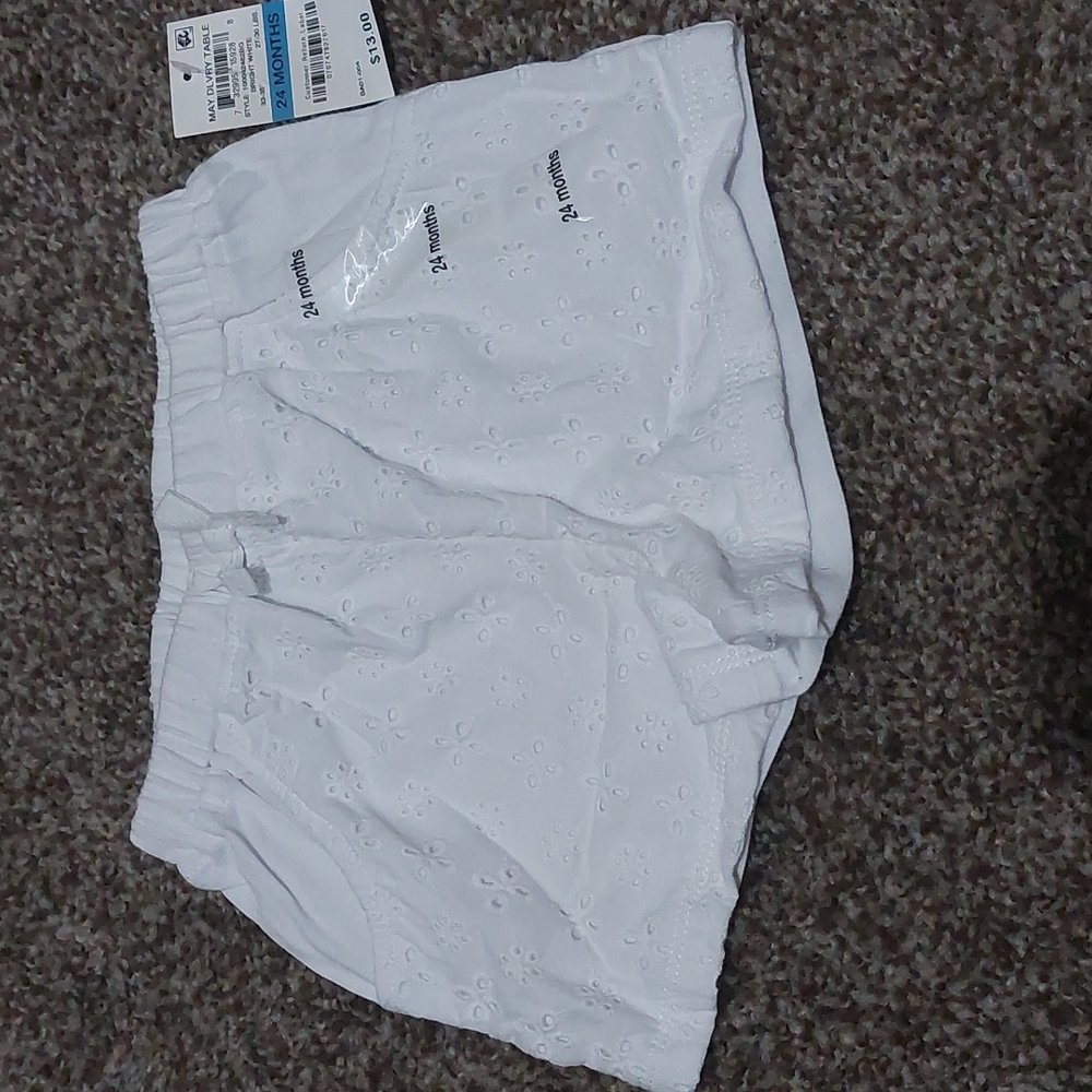 Bright White First Impressions Shorts